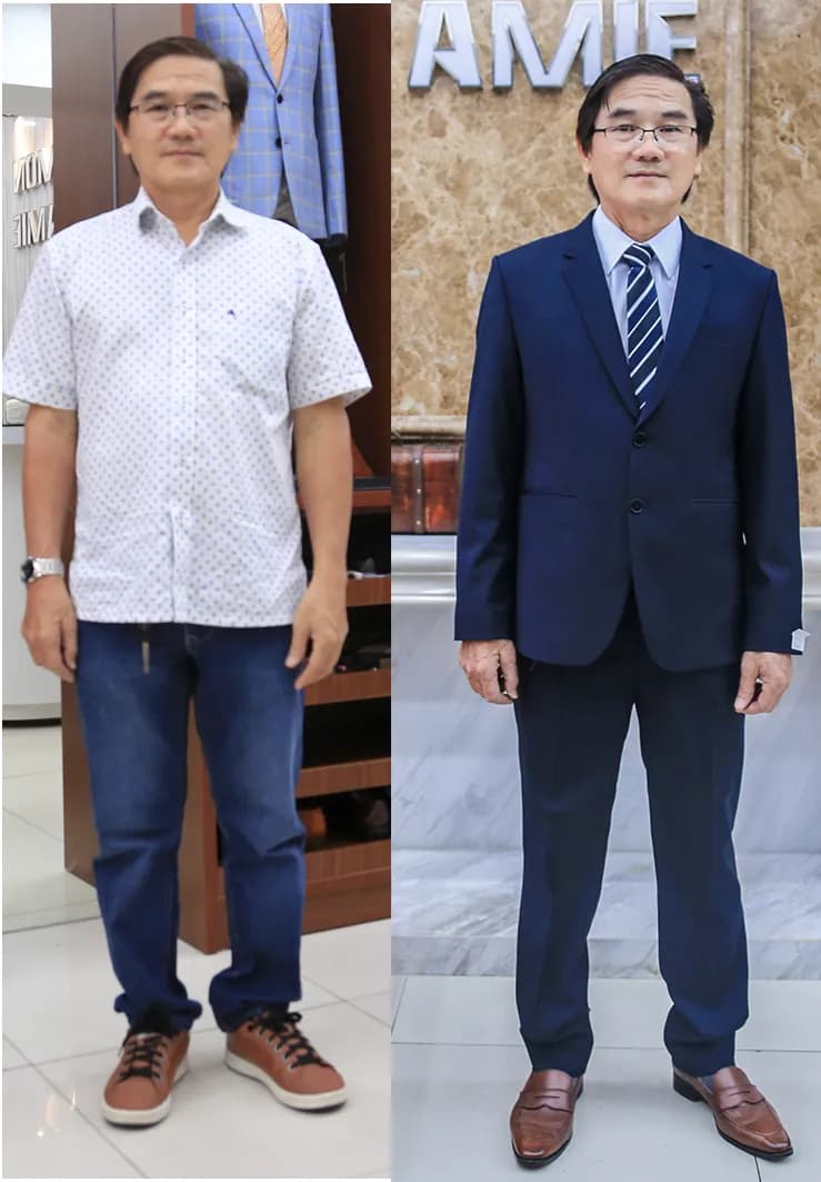 Trước & Sau may đo — Mon Amie