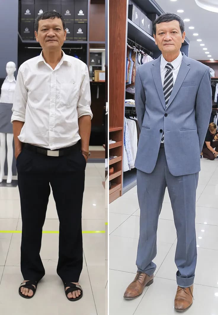 Trước & Sau may đo — Mon Amie