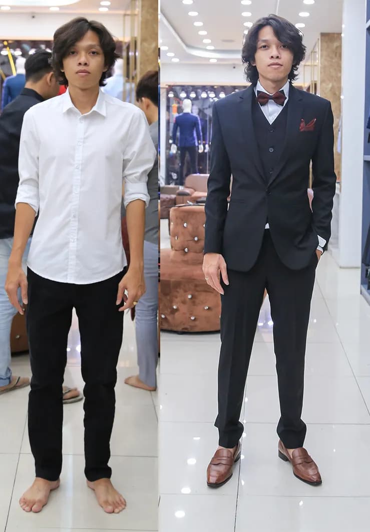 Trước & Sau may đo — Mon Amie