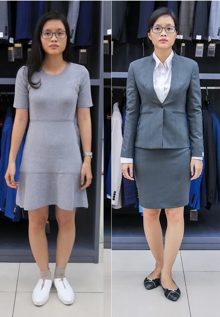 Trước & Sau may đo — Mon Amie