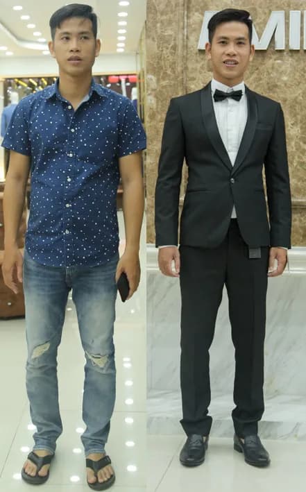 Trước & Sau may đo — Mon Amie
