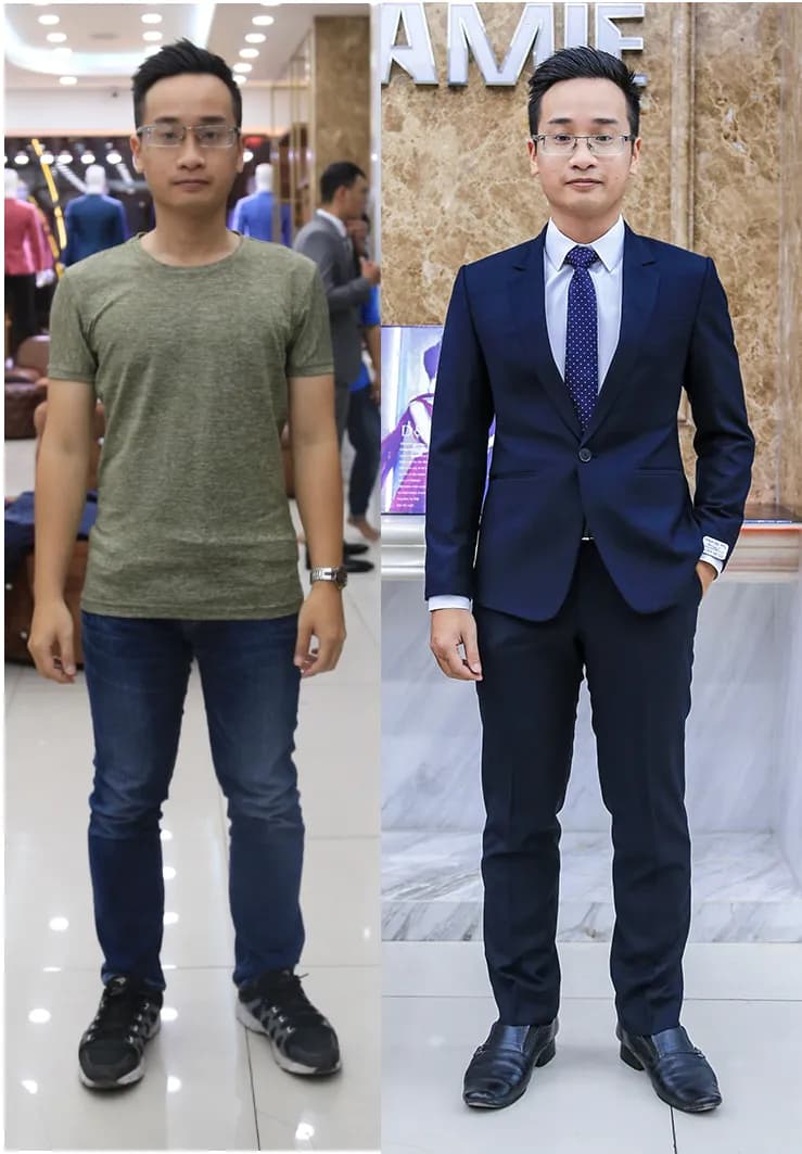 Trước & Sau may đo — Mon Amie