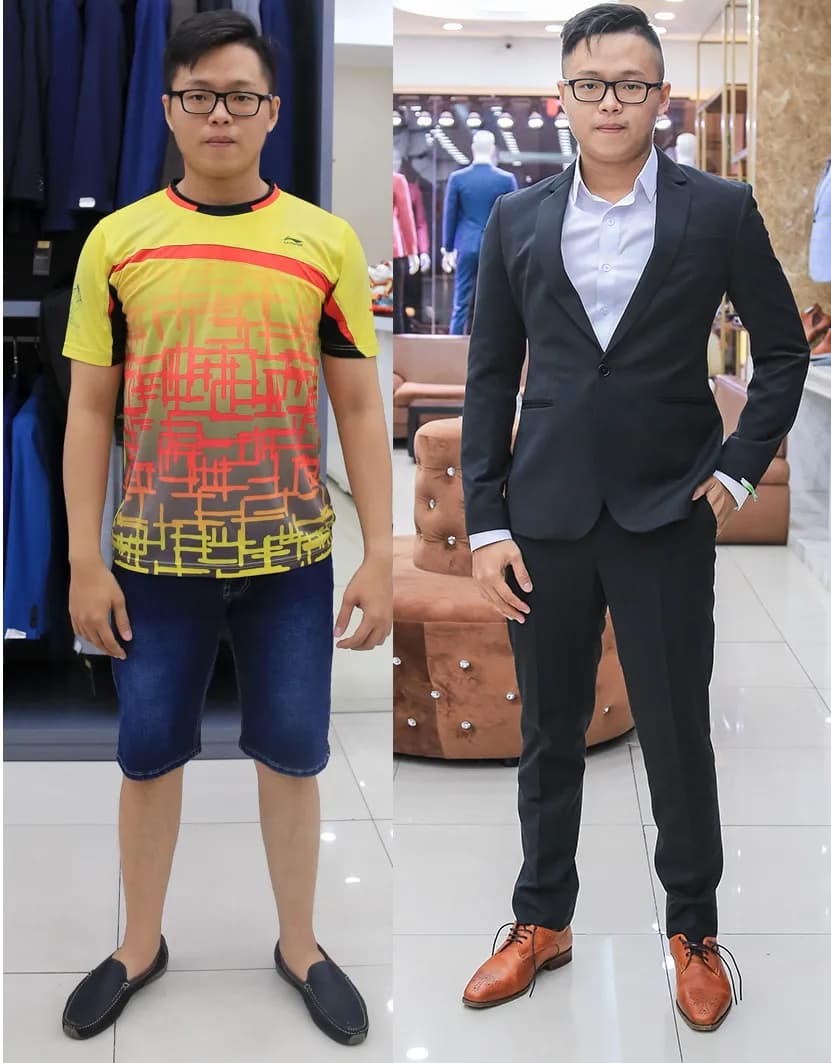 Trước & Sau may đo — Mon Amie