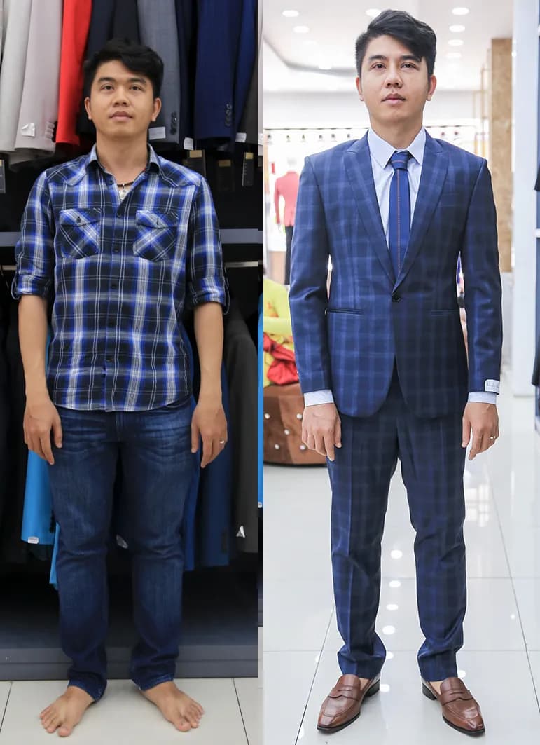 Trước & Sau may đo — Mon Amie