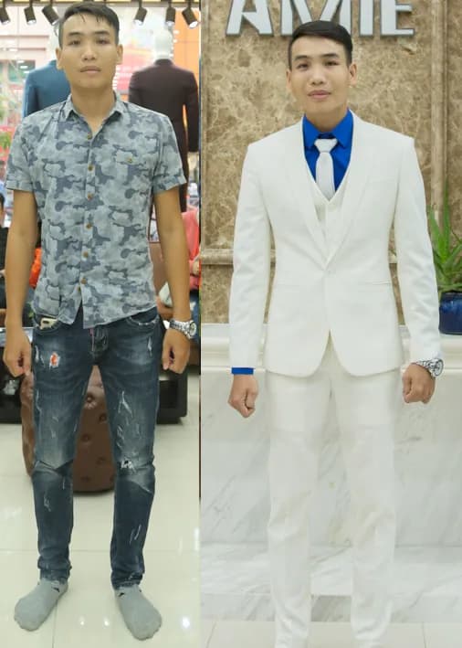 Trước & Sau may đo — Mon Amie