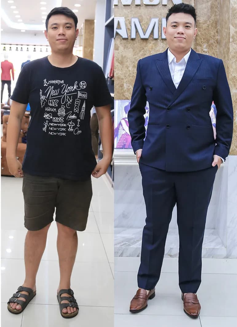 Trước & Sau may đo — Mon Amie