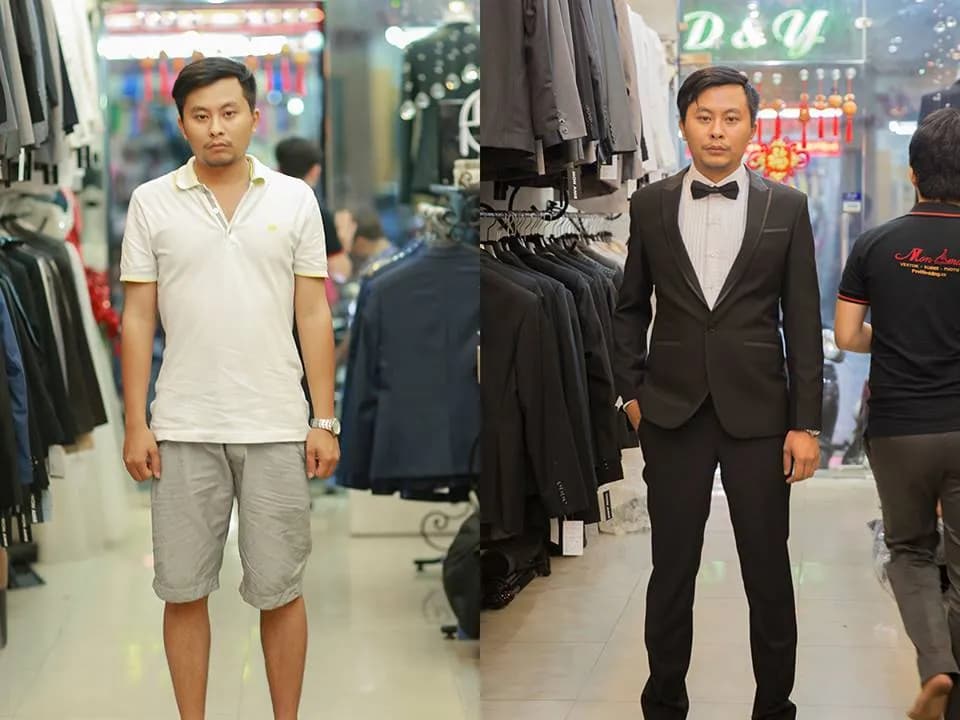 Trước & Sau may đo — Mon Amie