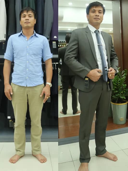 Trước & Sau may đo — Mon Amie