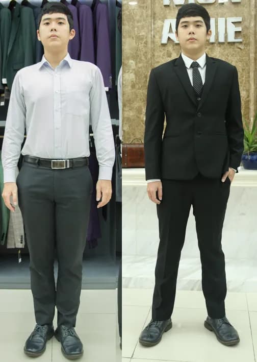 Trước & Sau may đo — Mon Amie