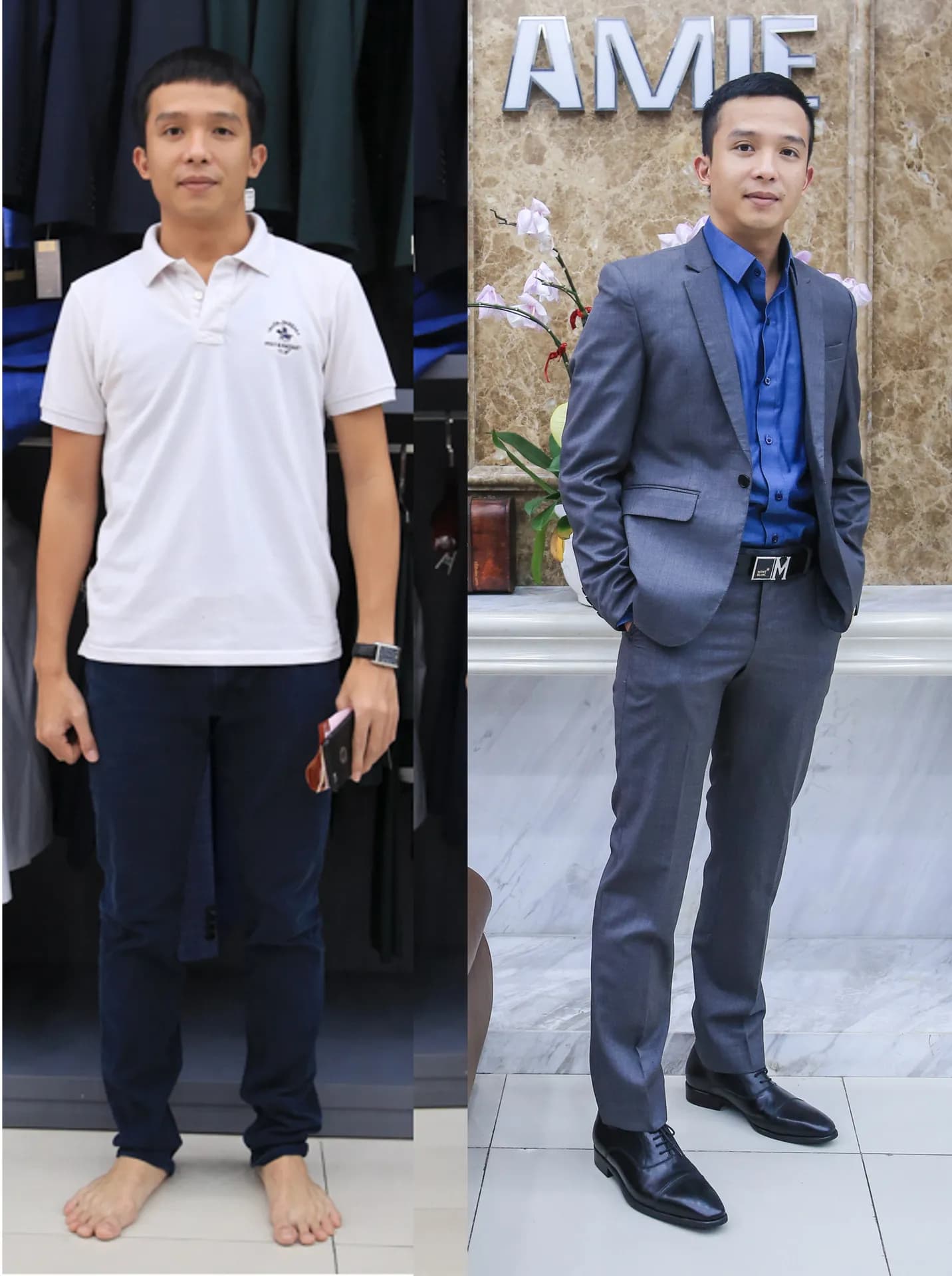 Trước & Sau may đo — Mon Amie