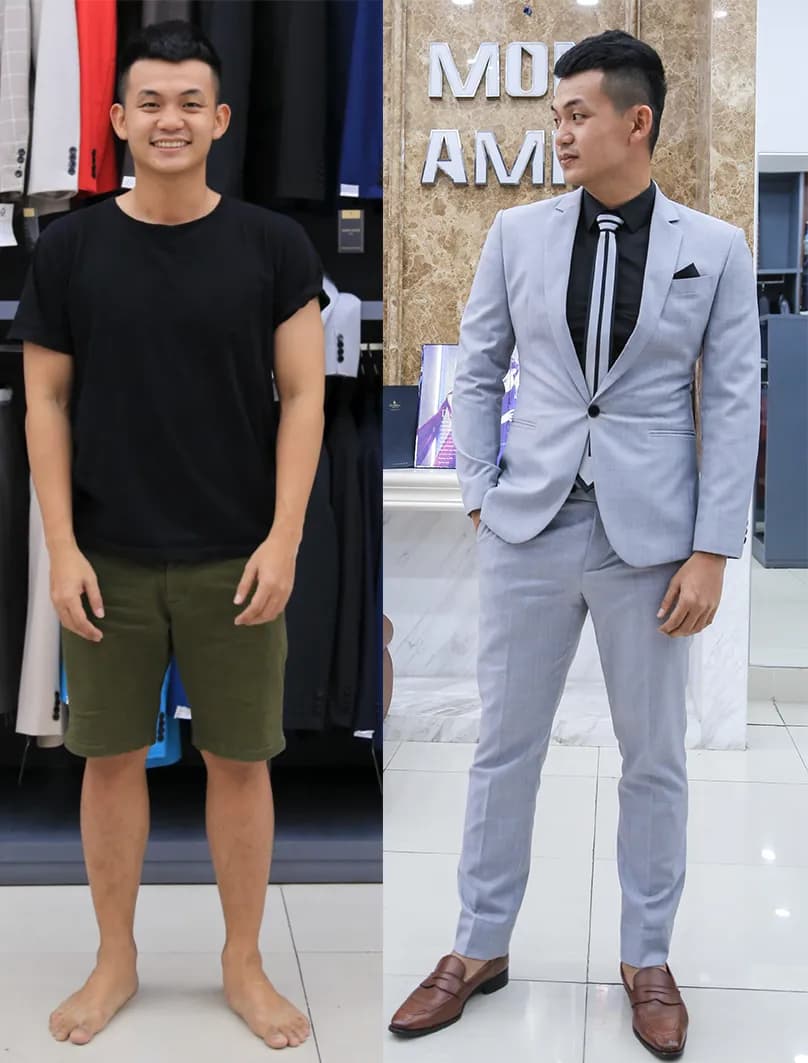 Trước & Sau may đo — Mon Amie