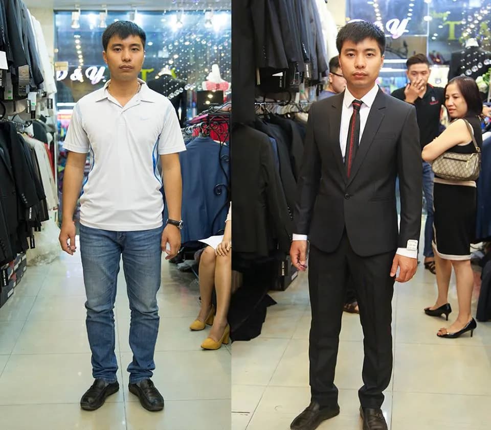 Trước & Sau may đo — Mon Amie