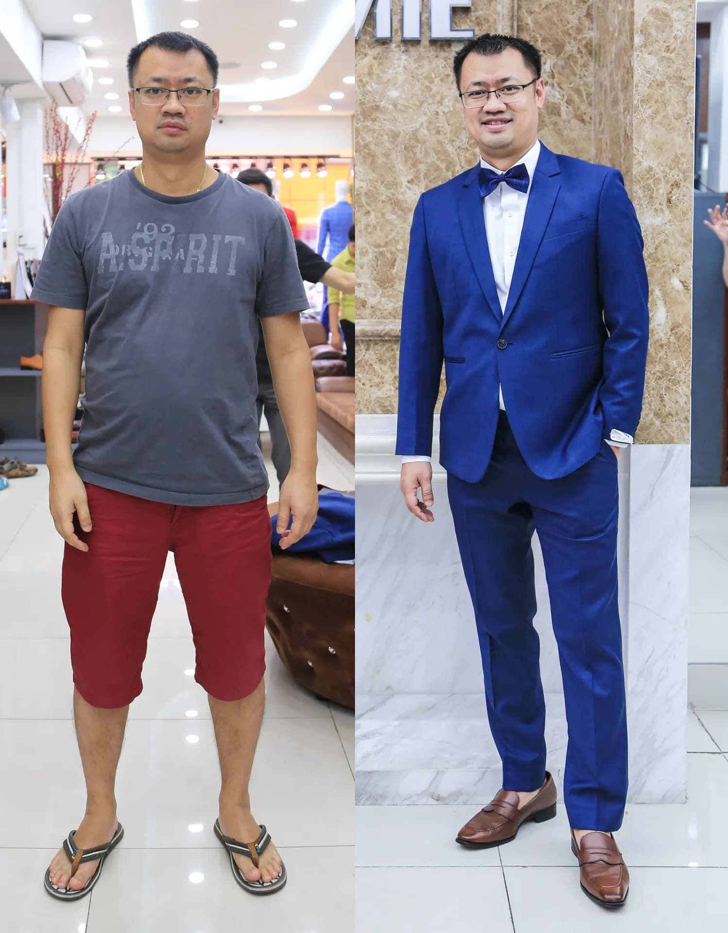 Trước & Sau may đo — Mon Amie