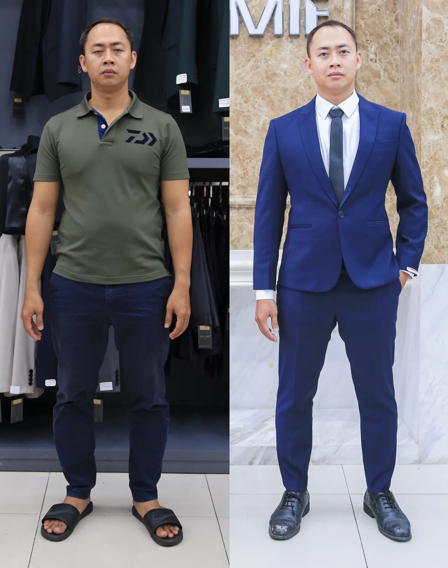 Trước & Sau may đo — Mon Amie