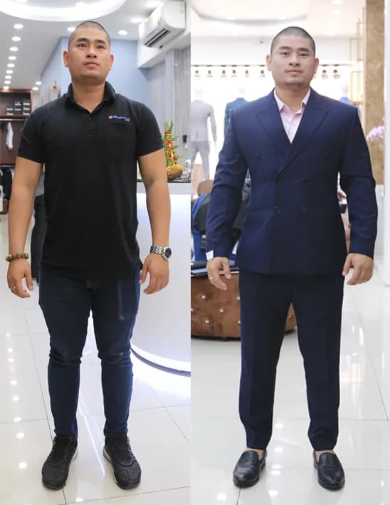 Trước & Sau may đo — Mon Amie