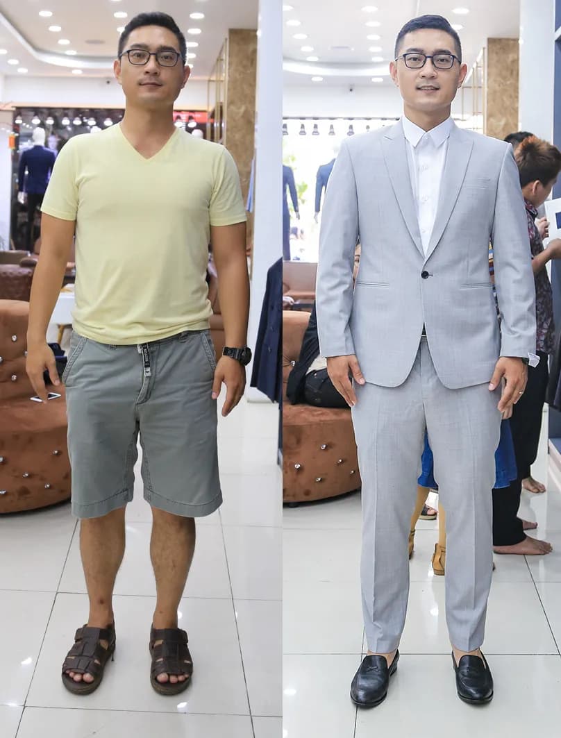 Trước & Sau may đo — Mon Amie