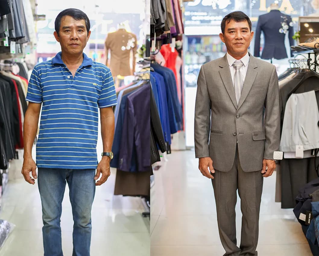 Trước & Sau may đo — Mon Amie