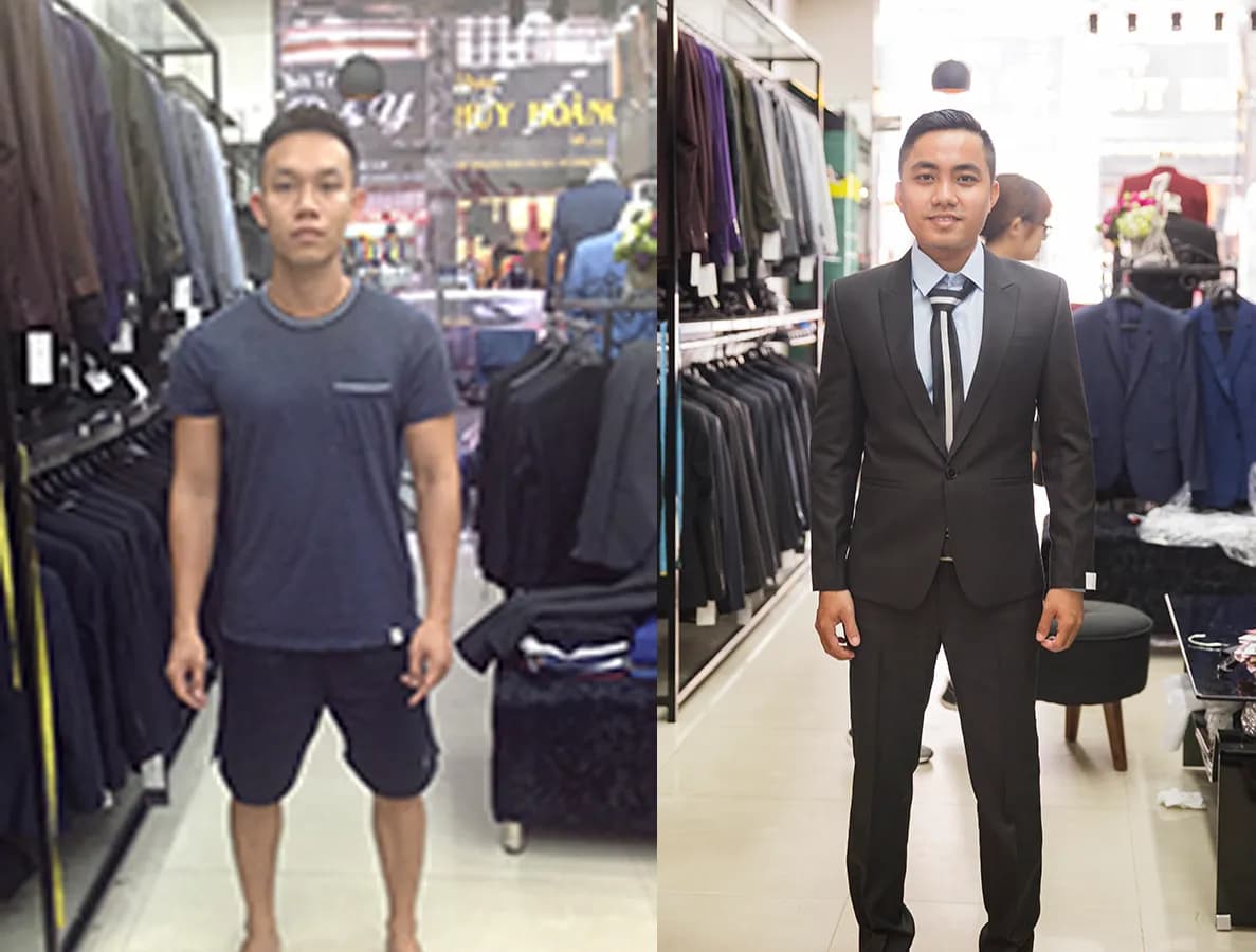 Trước & Sau may đo — Mon Amie