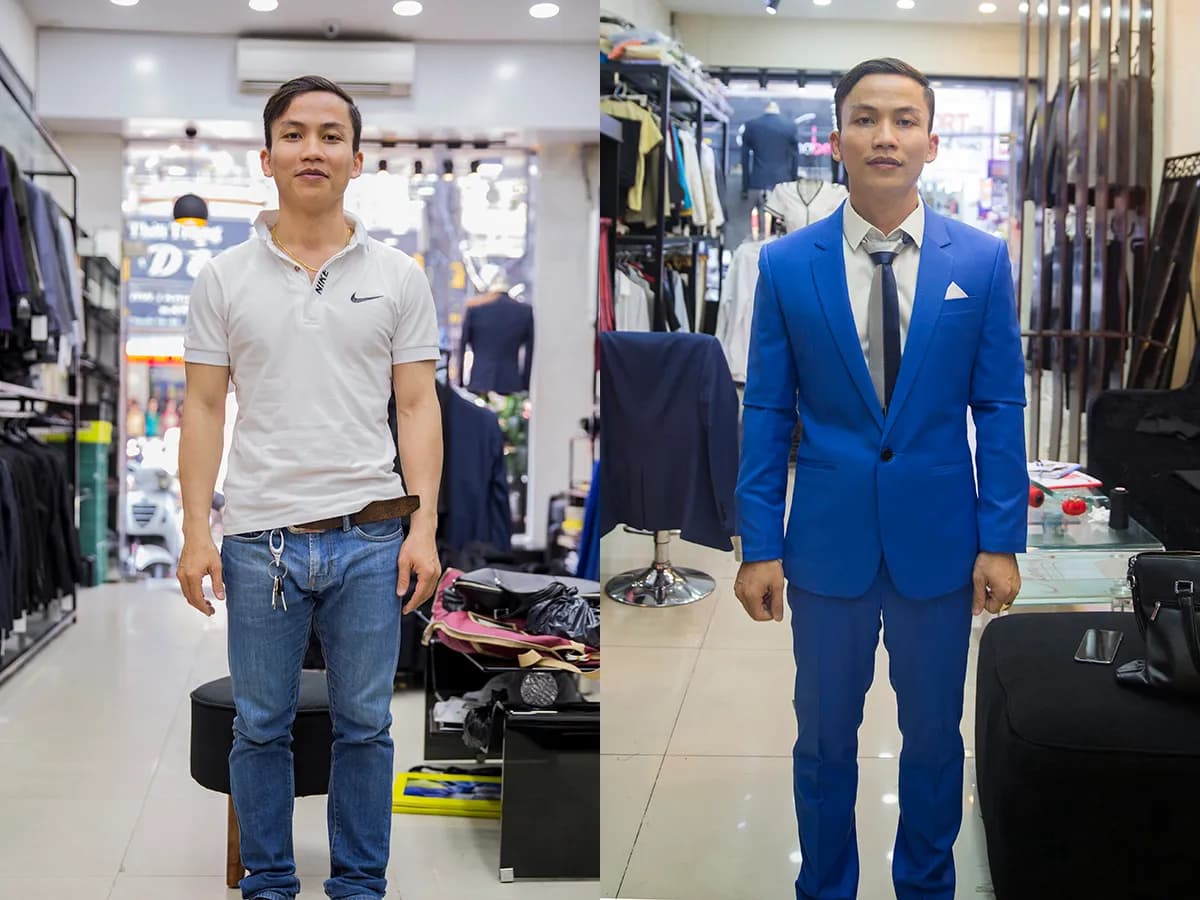 Trước & Sau may đo — Mon Amie