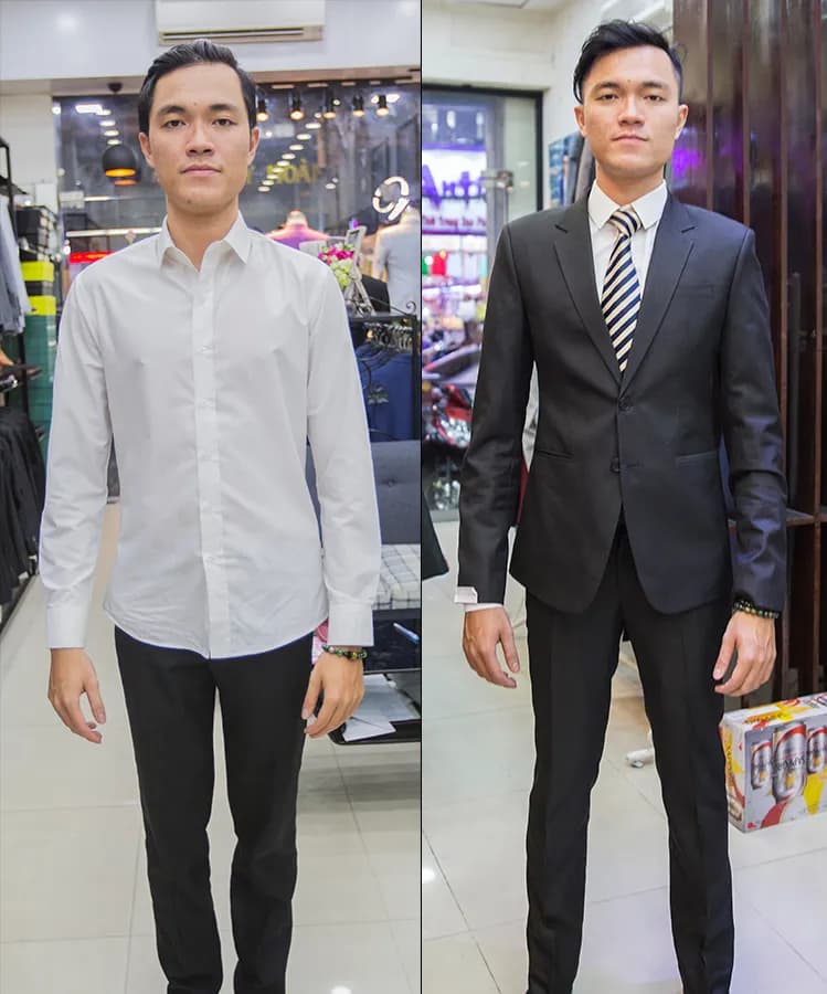 Trước & Sau may đo — Mon Amie