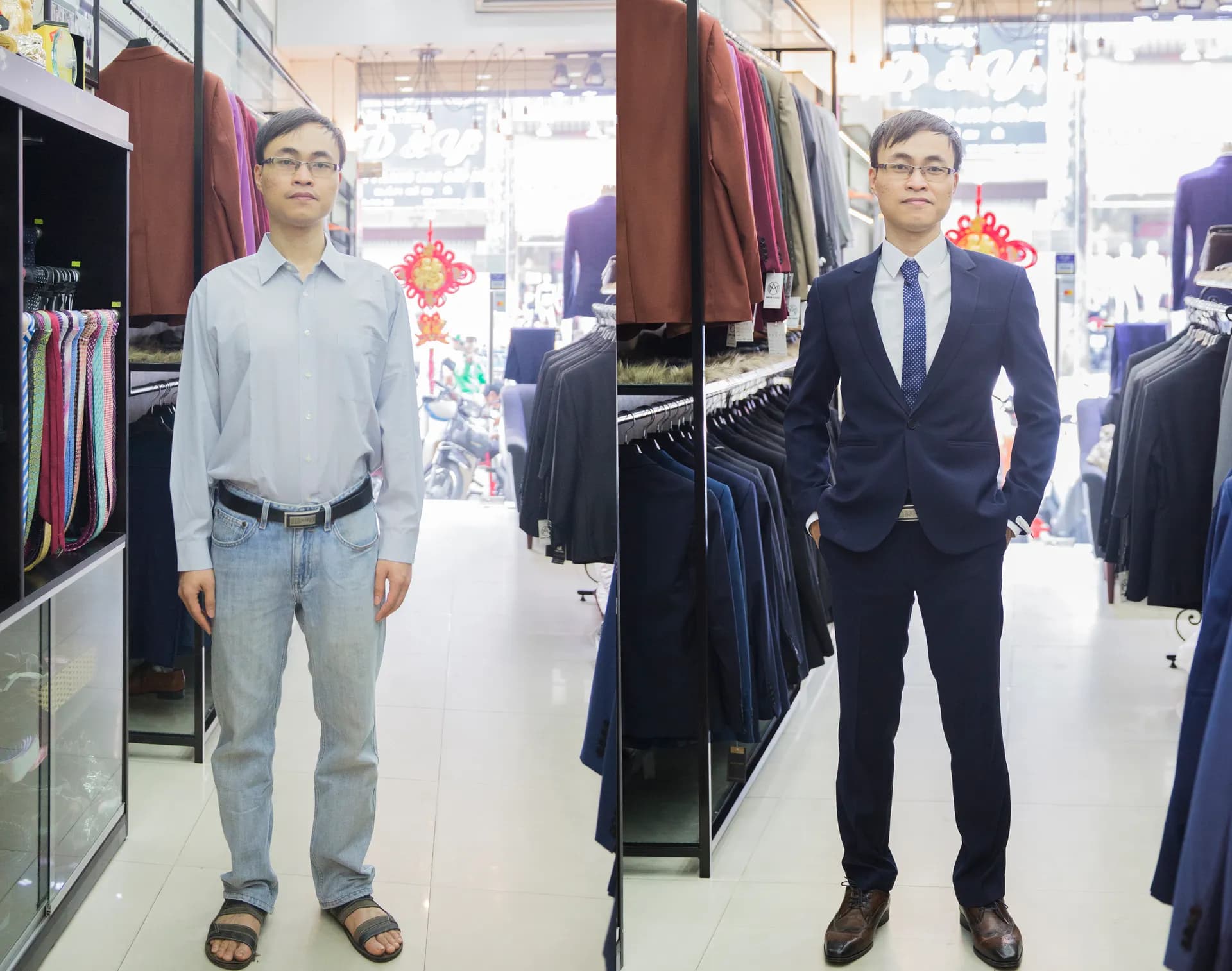 Trước & Sau may đo — Mon Amie