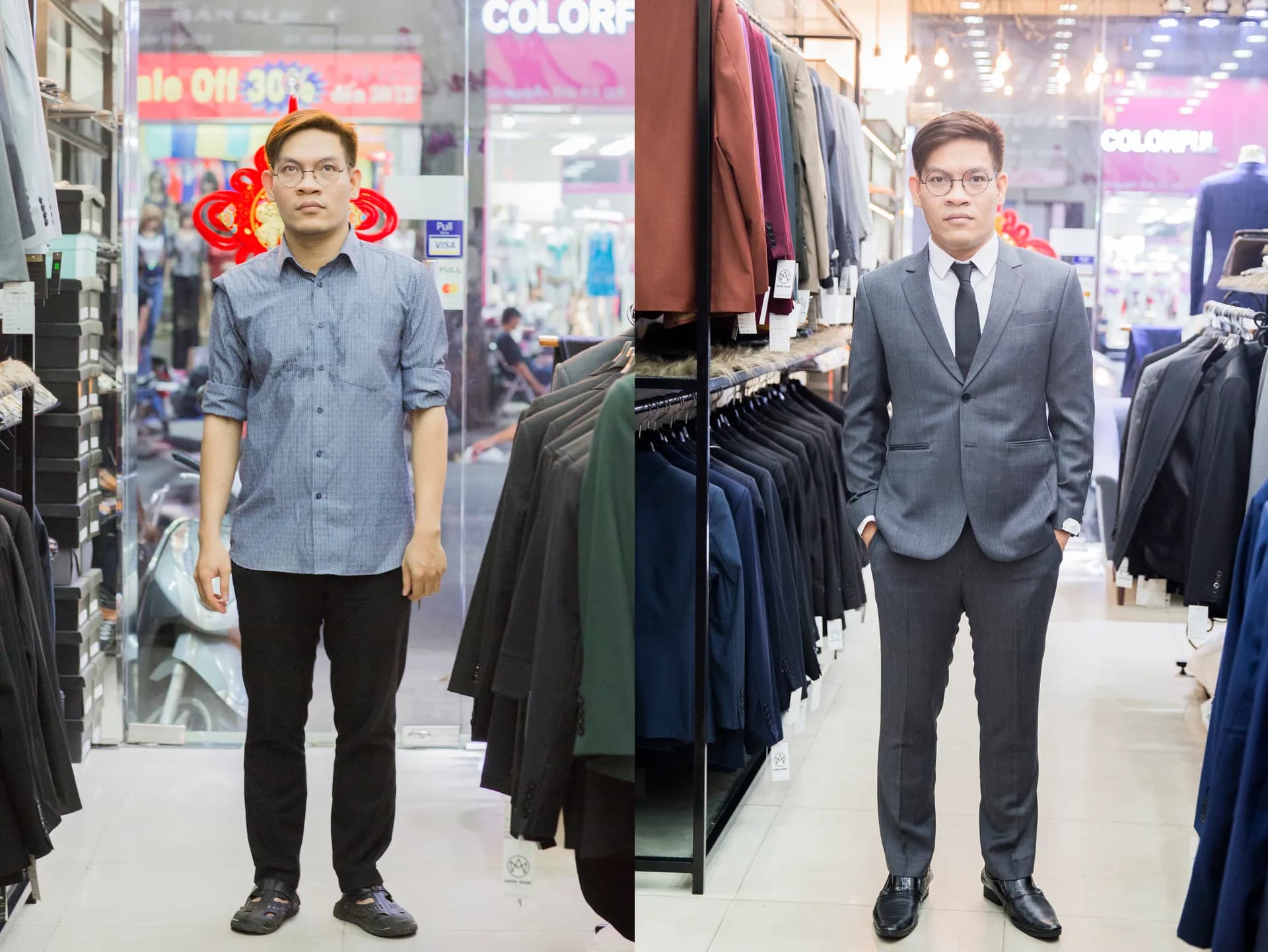Trước & Sau may đo — Mon Amie