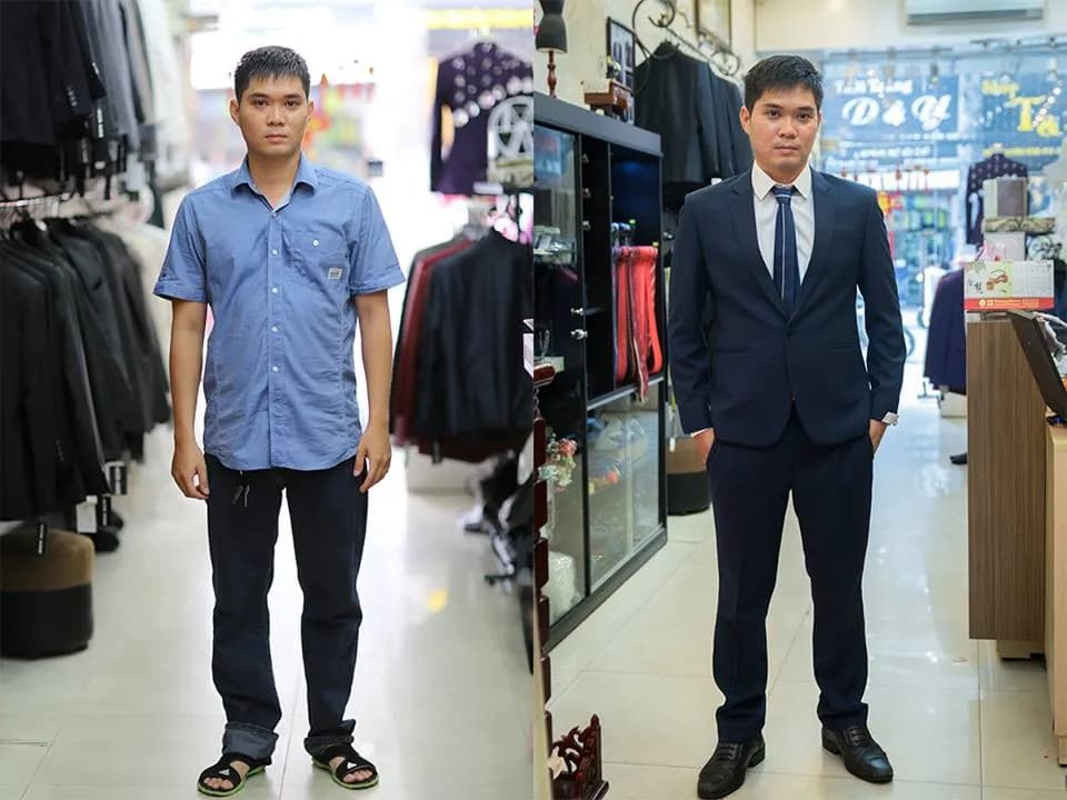 Trước & Sau may đo — Mon Amie
