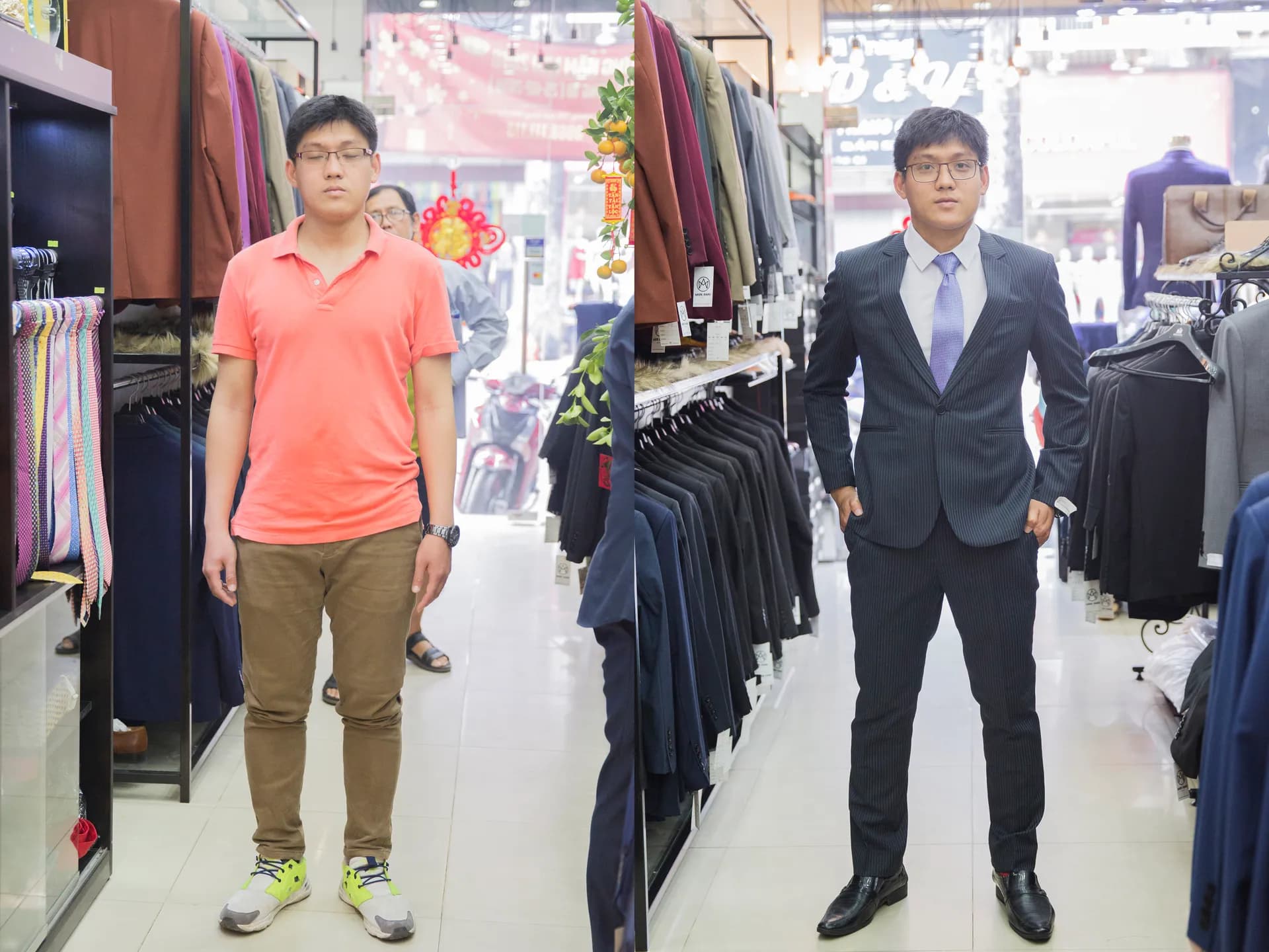 Trước & Sau may đo — Mon Amie
