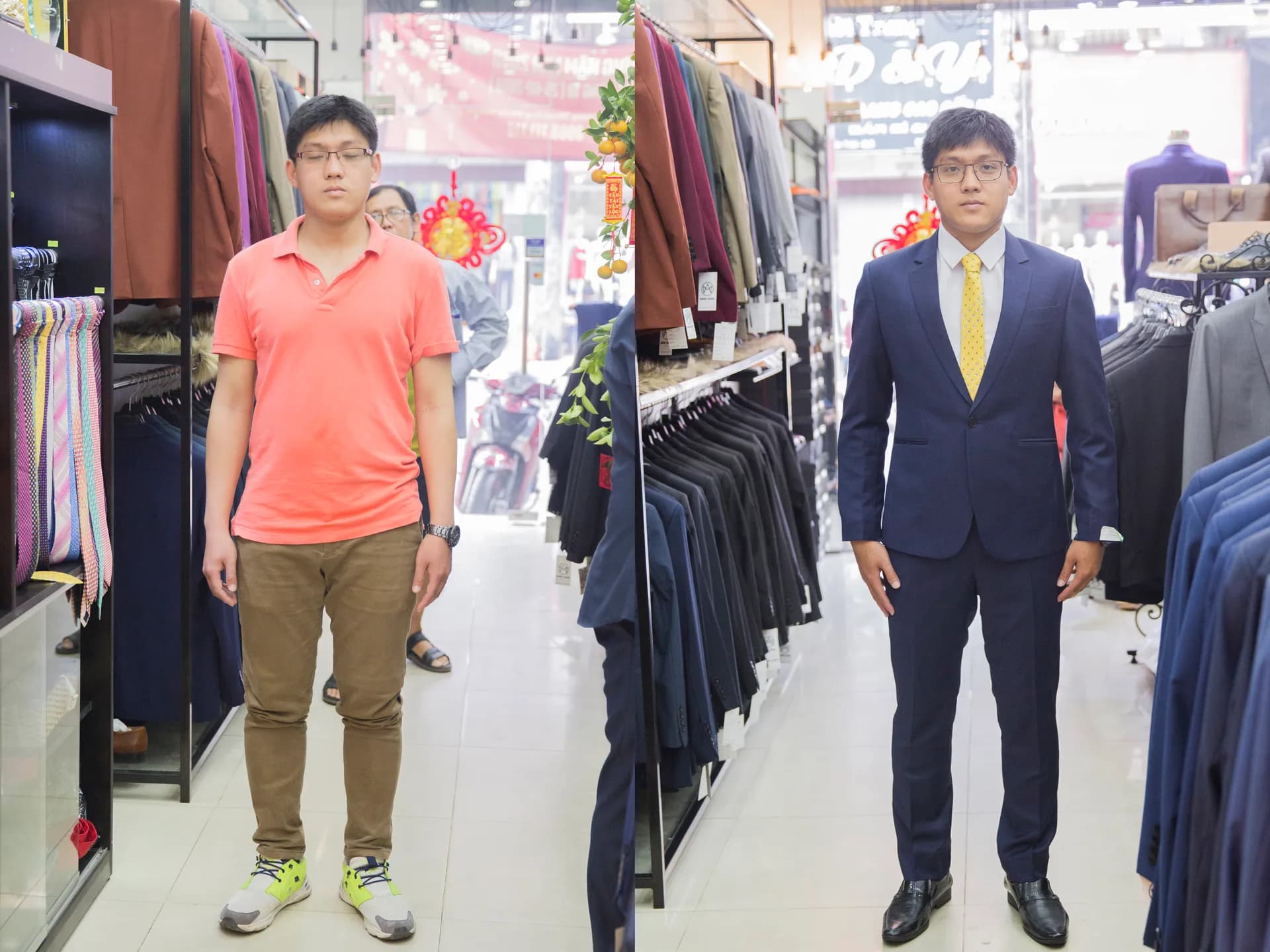 Trước & Sau may đo — Mon Amie