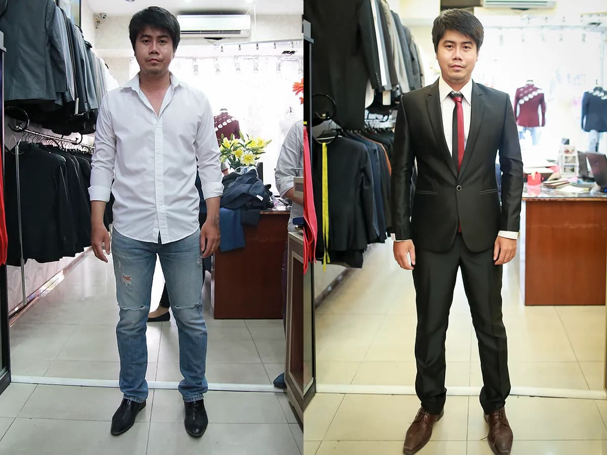 Trước & Sau may đo — Mon Amie