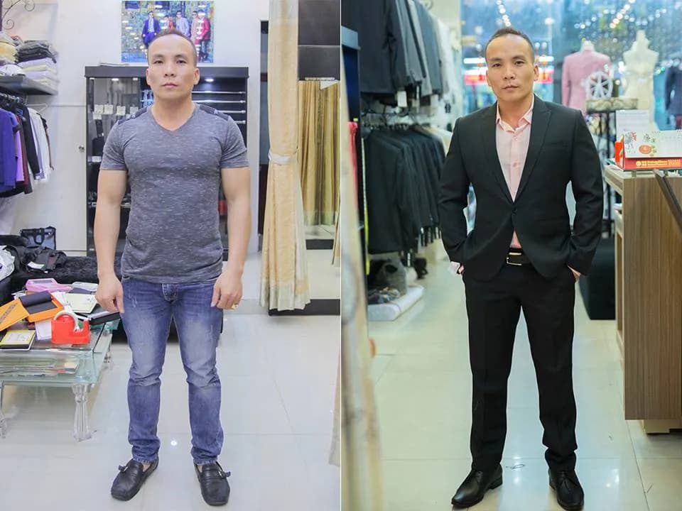 Trước & Sau may đo — Mon Amie