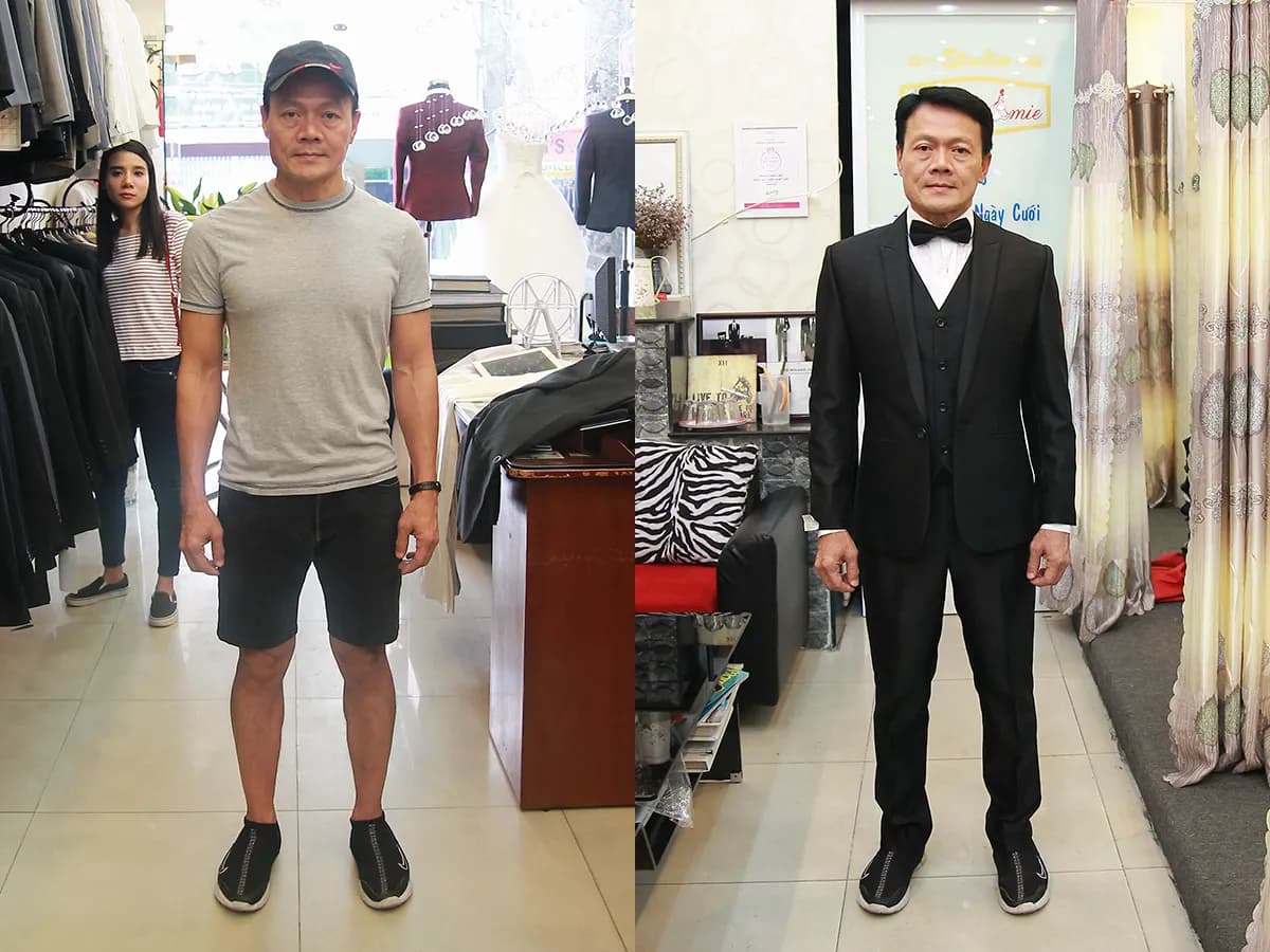Trước & Sau may đo — Mon Amie
