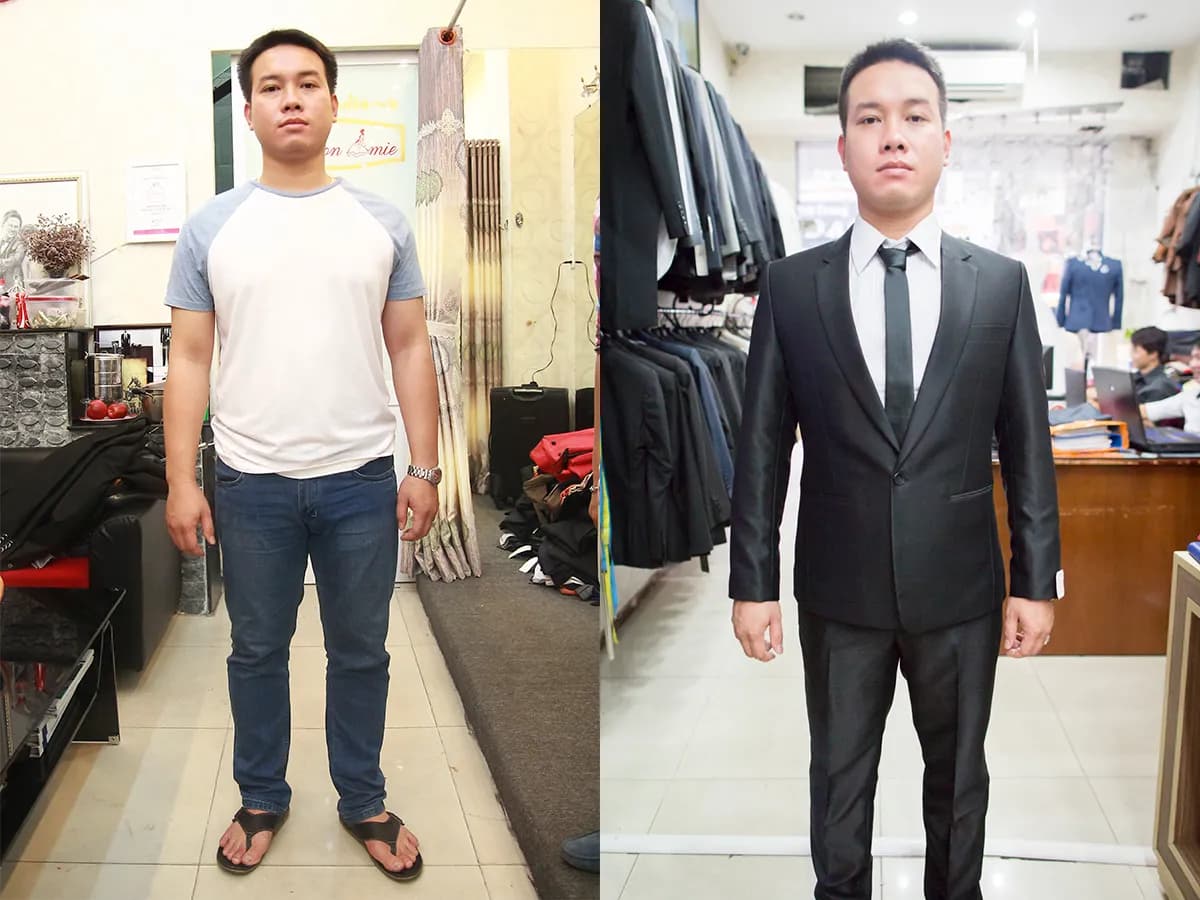 Trước & Sau may đo — Mon Amie
