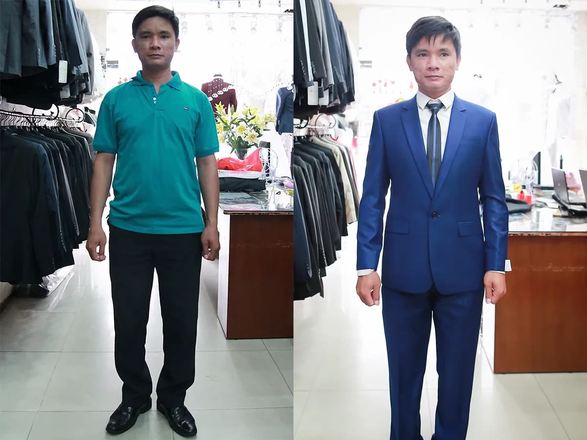 Trước & Sau may đo — Mon Amie