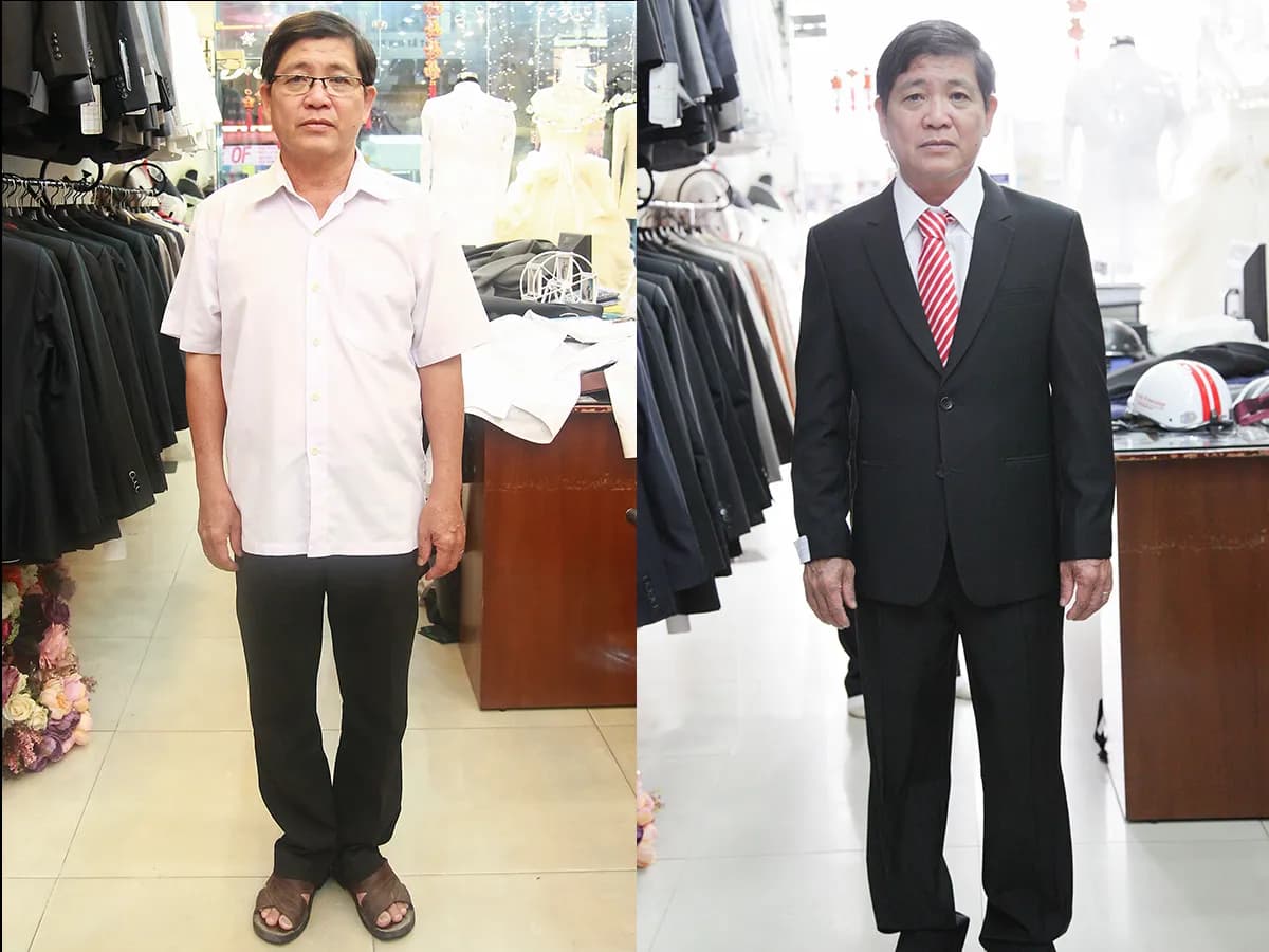 Trước & Sau may đo — Mon Amie