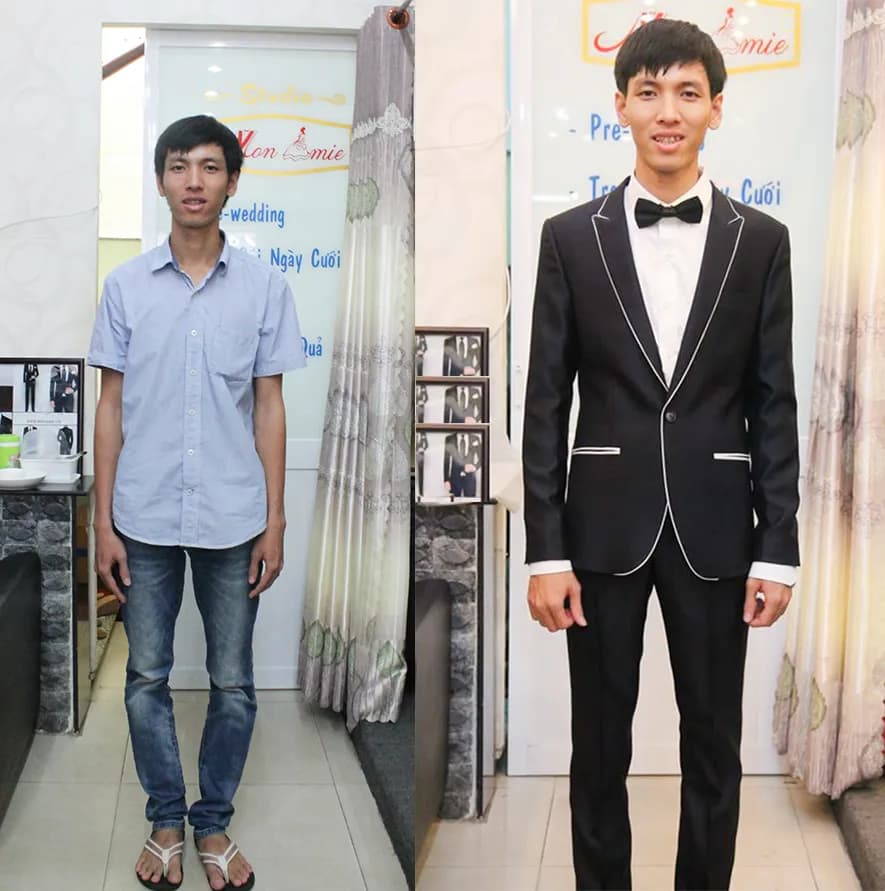 Trước & Sau may đo — Mon Amie