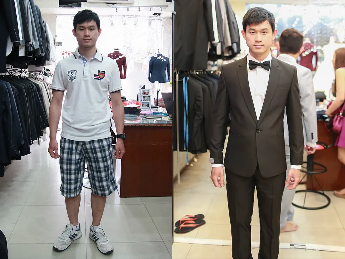 Trước & Sau may đo — Mon Amie
