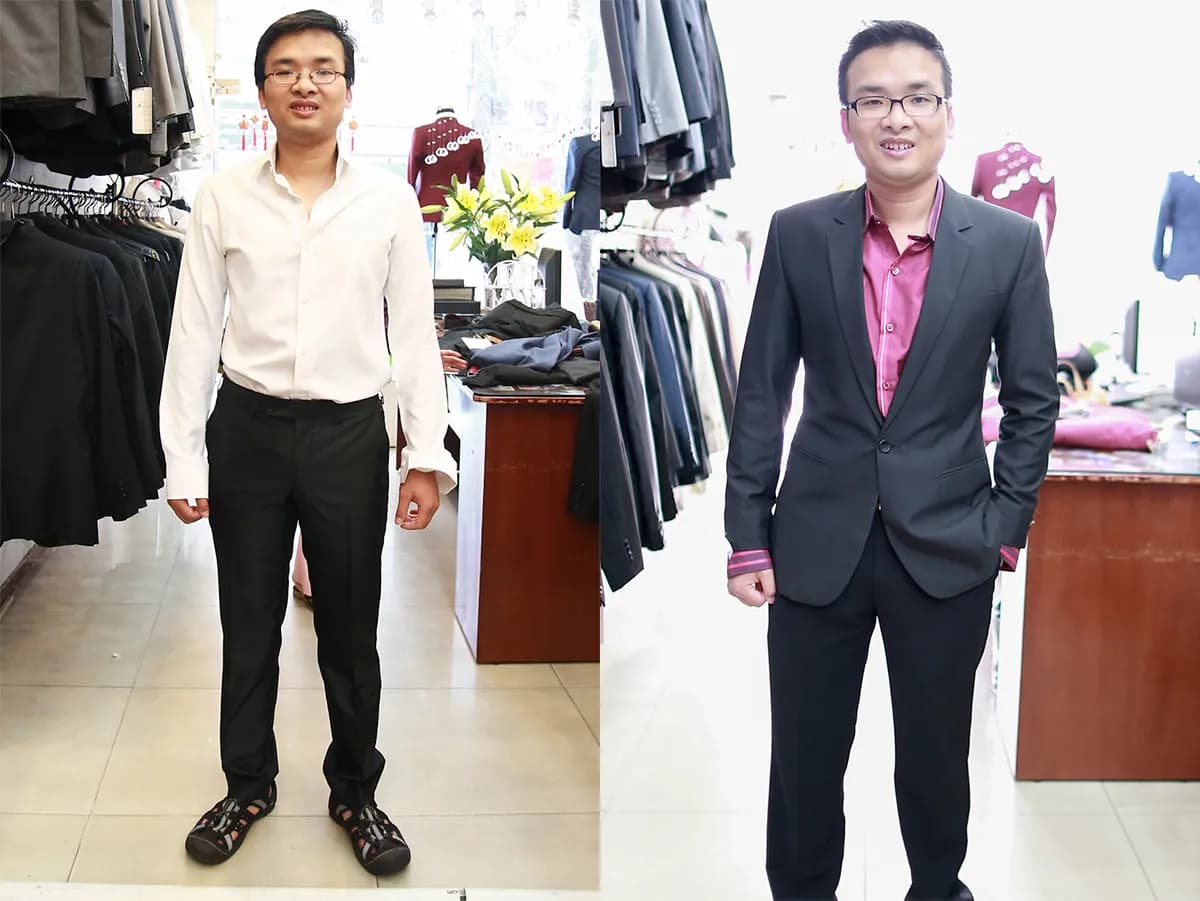 Trước & Sau may đo — Mon Amie