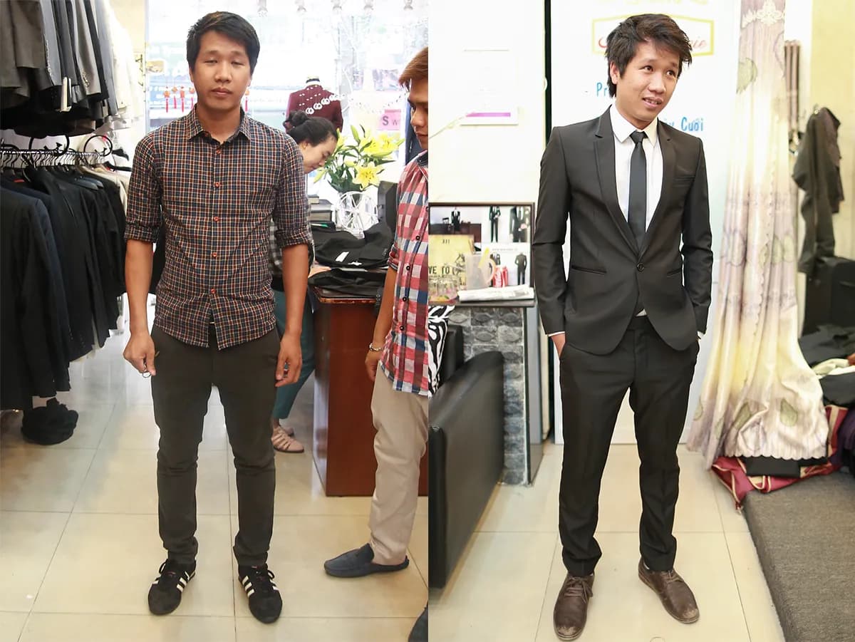 Trước & Sau may đo — Mon Amie