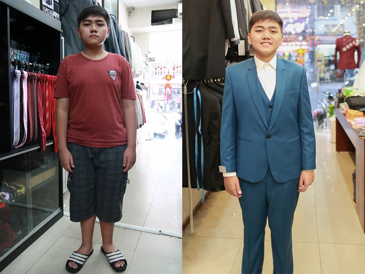 Trước & Sau may đo — Mon Amie