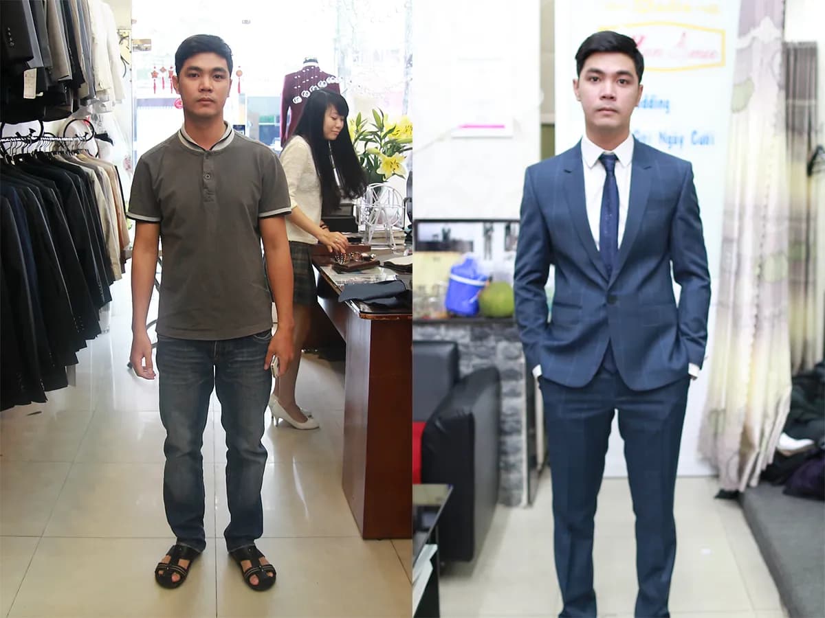Trước & Sau may đo — Mon Amie