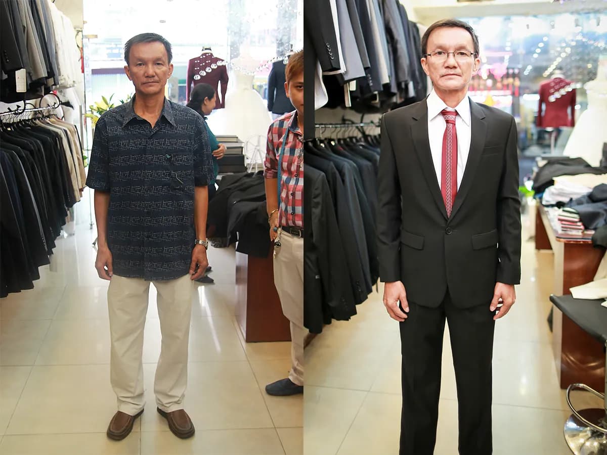 Trước & Sau may đo — Mon Amie