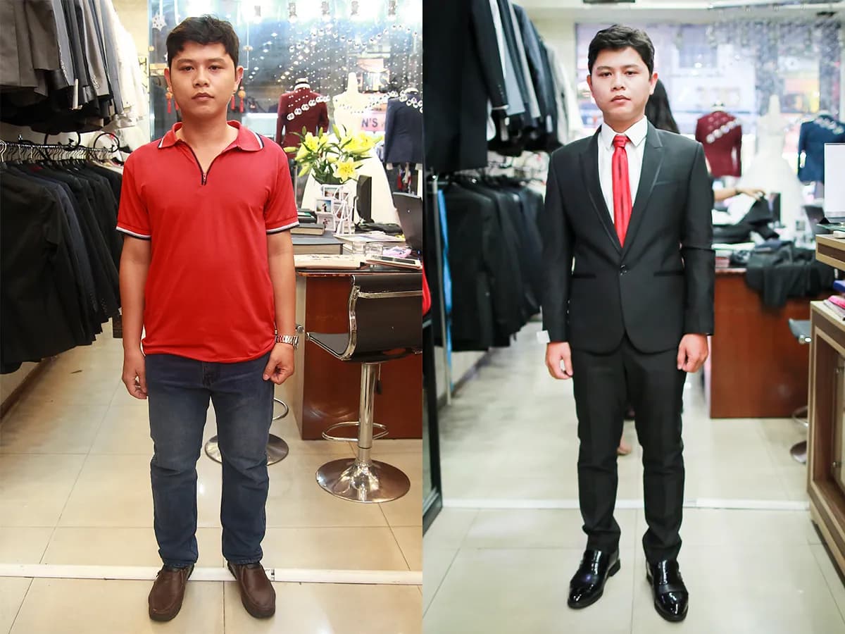 Trước & Sau may đo — Mon Amie