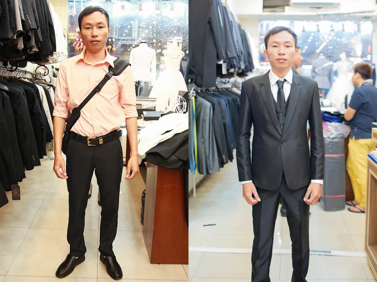 Trước & Sau may đo — Mon Amie