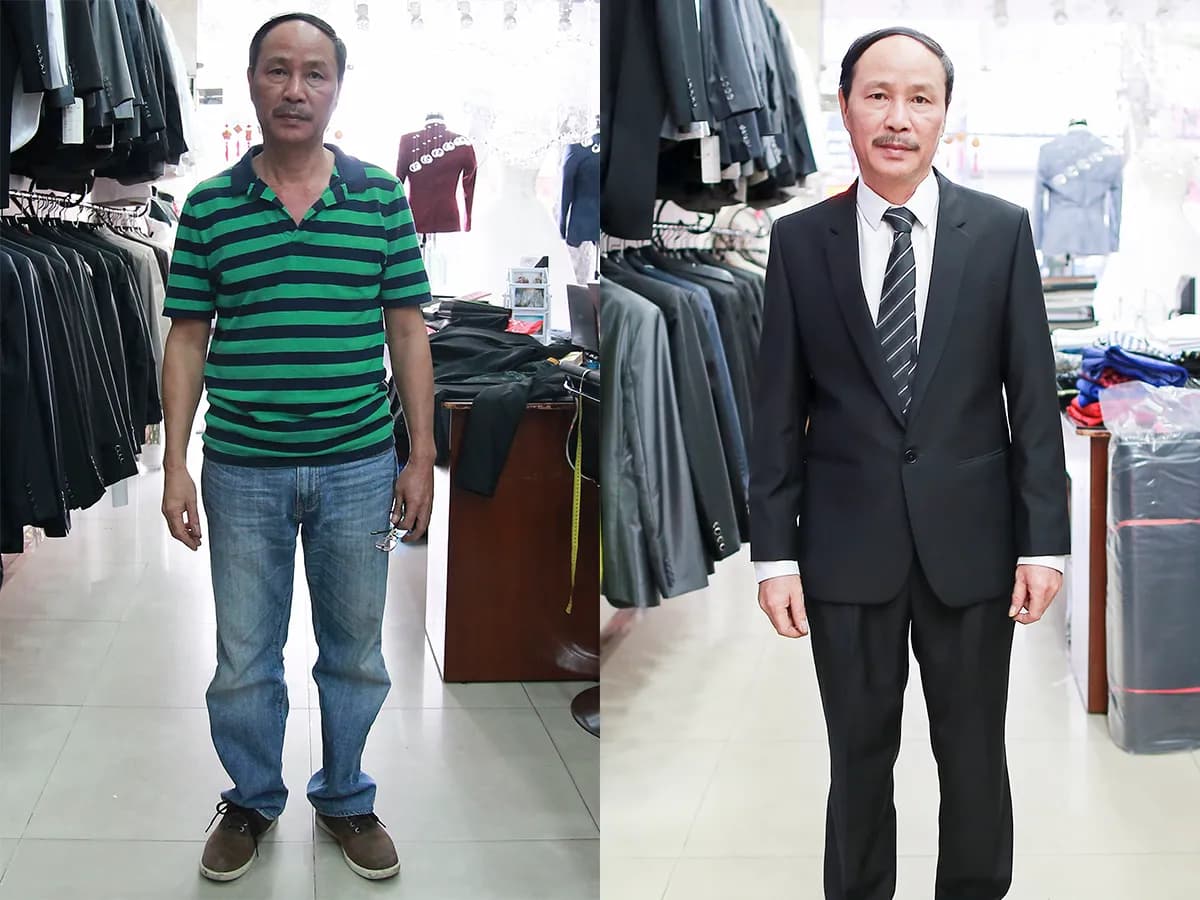 Trước & Sau may đo — Mon Amie