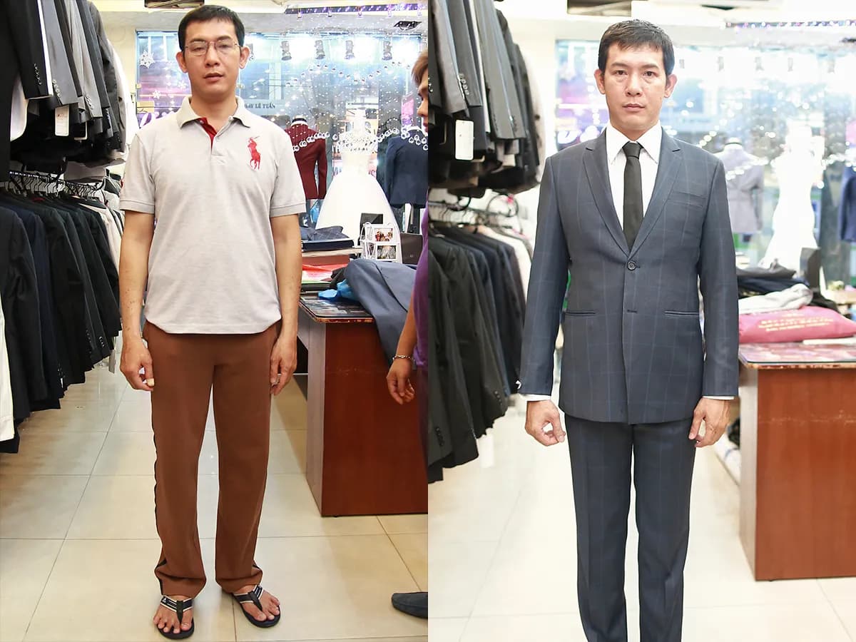 Trước & Sau may đo — Mon Amie