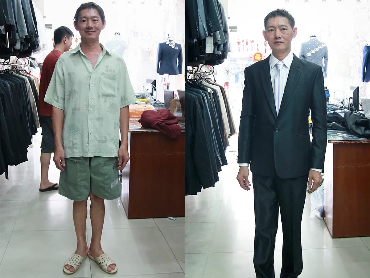 Trước & Sau may đo — Mon Amie
