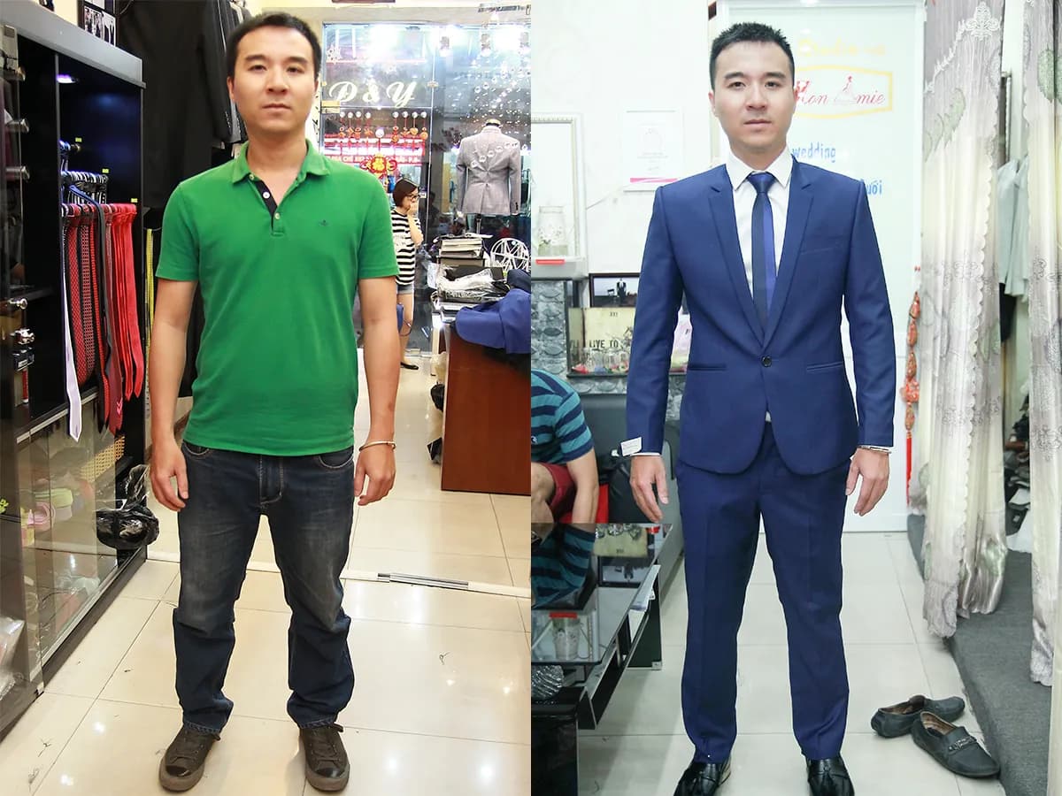 Trước & Sau may đo — Mon Amie