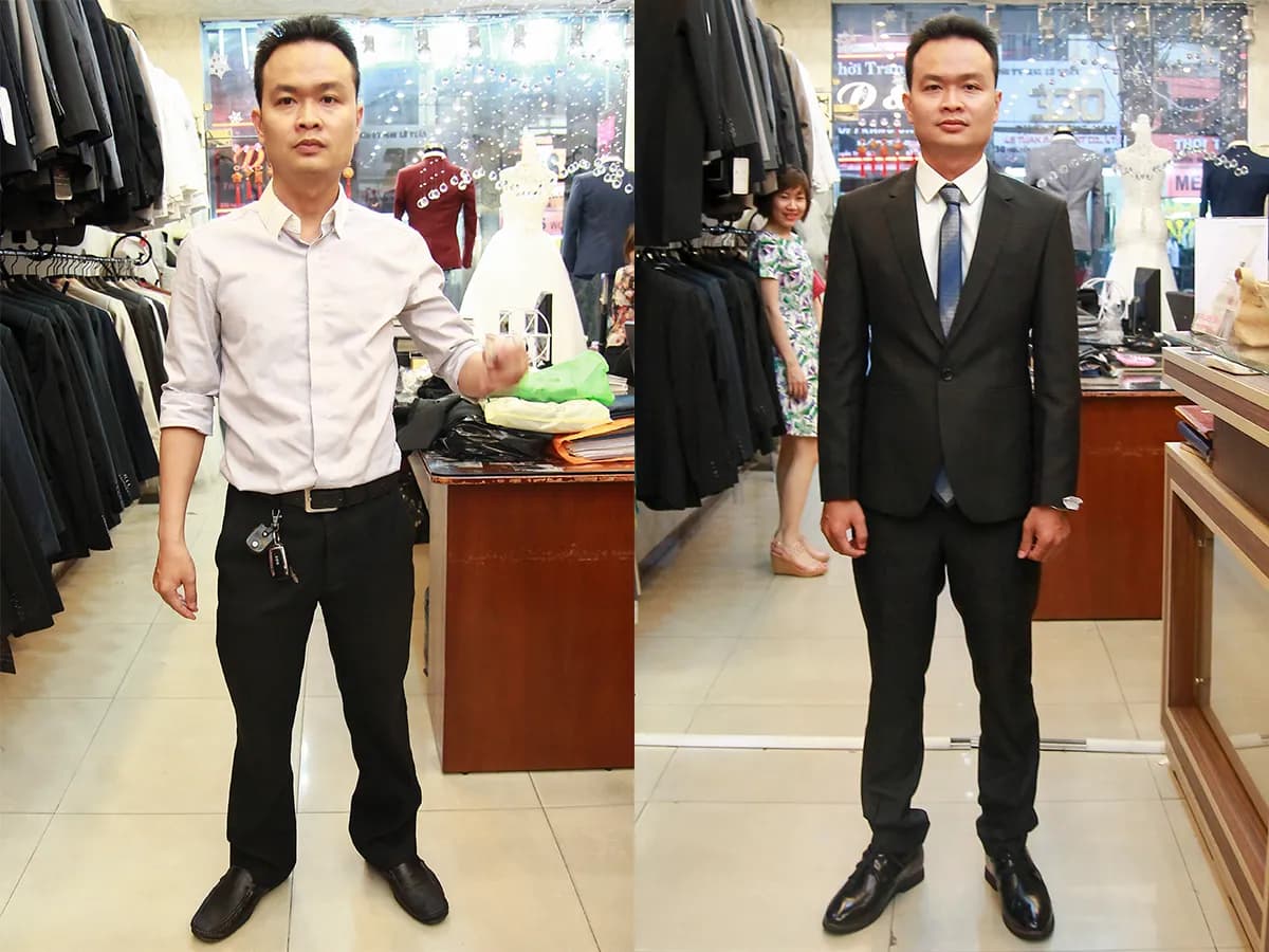 Trước & Sau may đo — Mon Amie