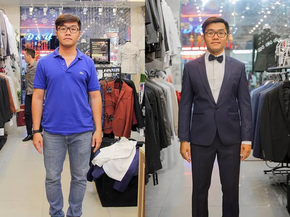 Trước & Sau may đo — Mon Amie